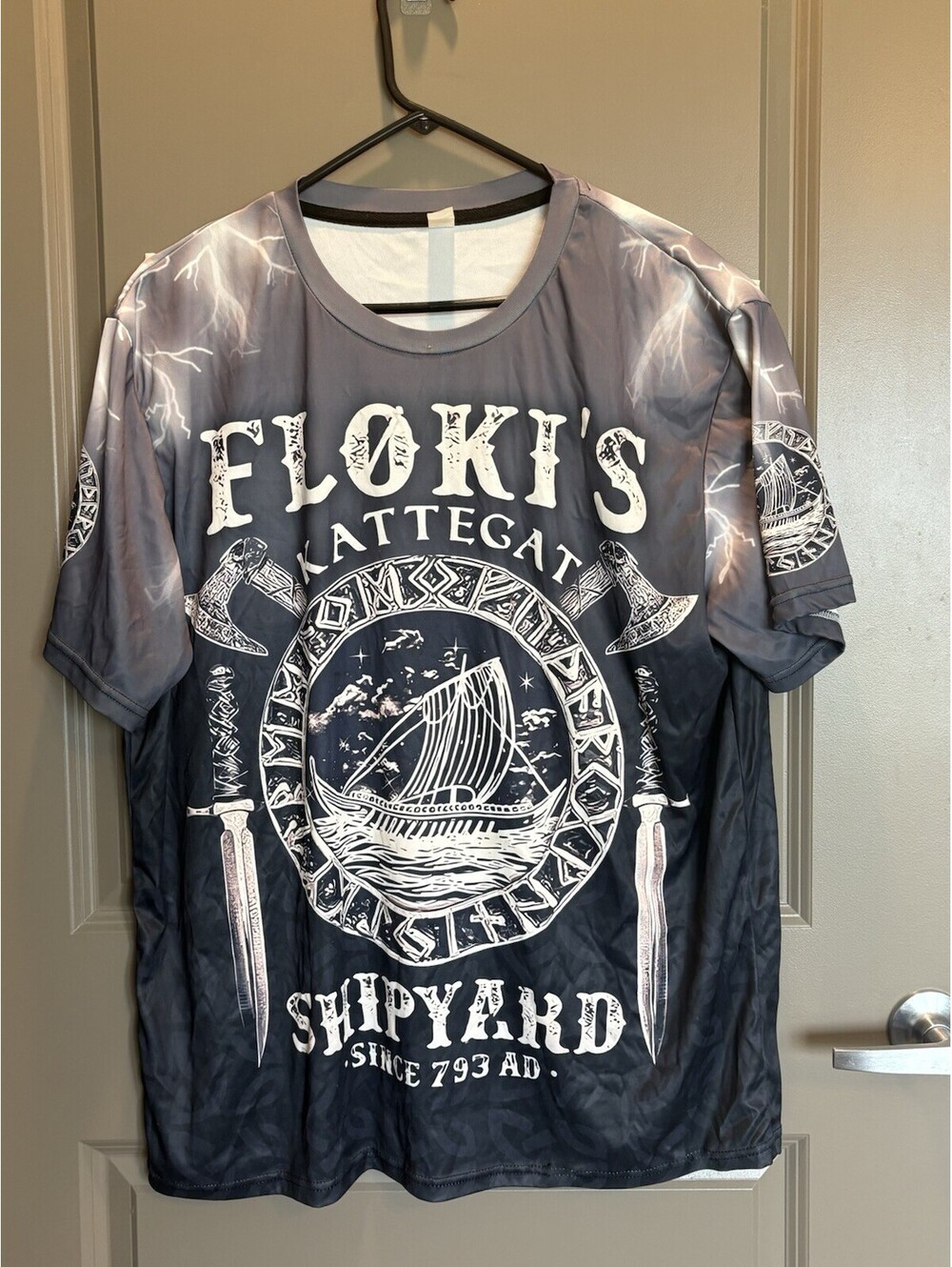 Men’s Viking “Floki’s Shipyard“ T-Shirt, XL